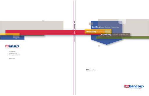 Thumbnail U.S. Bancorp Annual Report 2007