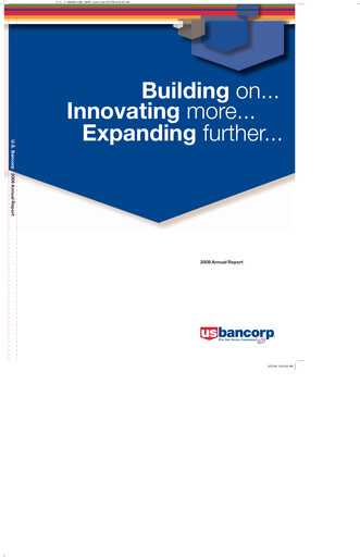 Thumbnail U.S. Bancorp Annual Report 2008