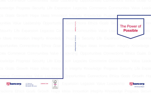 Thumbnail U.S. Bancorp Annual Report 2015