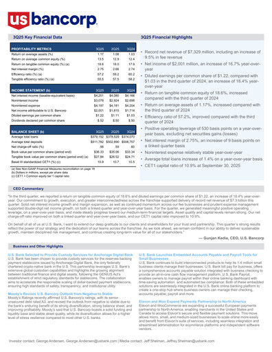Thumbnail U.S. Bancorp Quarterly Report 2025-q3