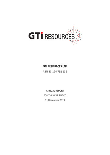 Thumbnail GTI Energy Annual Report 2019