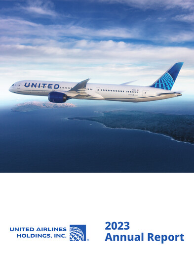 Thumbnail United Airlines Holdings
 Annual Report 2023