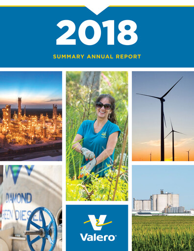 Thumbnail Valero Energy Annual Report 2018