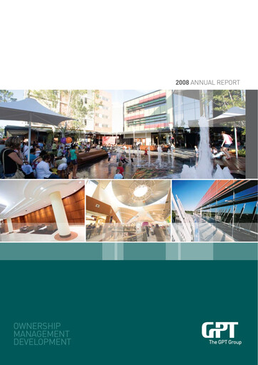 Thumbnail GPT Group
 Annual Report 2008