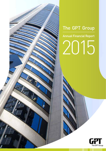 Thumbnail GPT Group
 Annual Report 2015