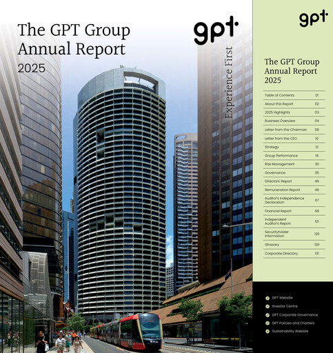 Thumbnail GPT Group
 Annual Report 2025