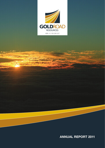 Thumbnail Gold Road Resources Annual Report 2011