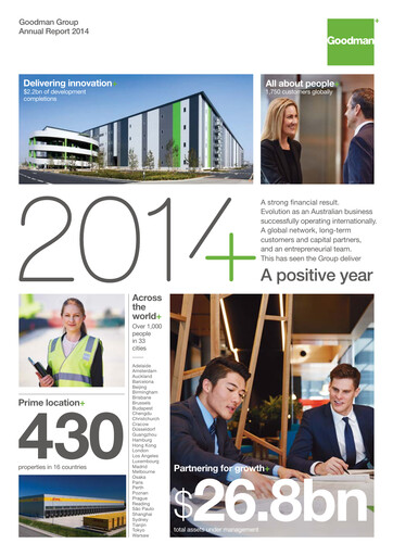 Thumbnail Goodman Group Annual Report 2014