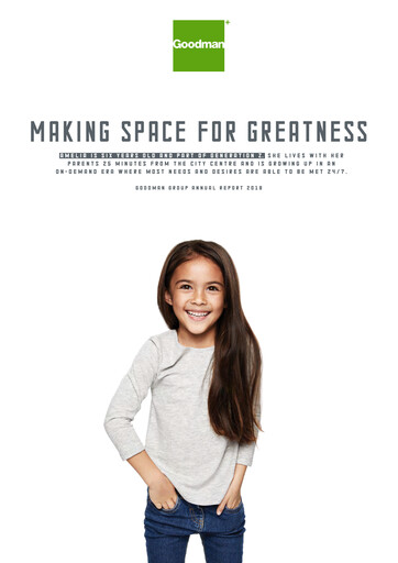 Thumbnail Goodman Group Annual Report 2018