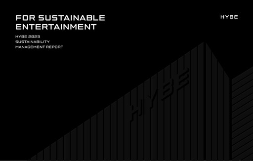 Miniature HYBE Rapport ESG 2023