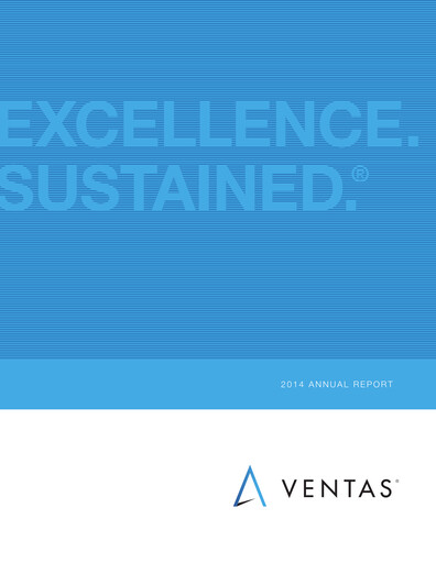 Thumbnail Ventas Annual Report 2014