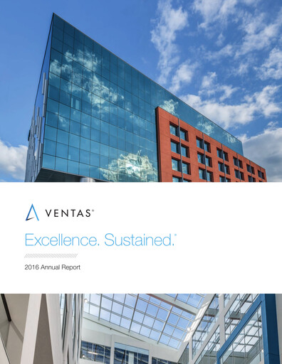 Thumbnail Ventas Annual Report 2016