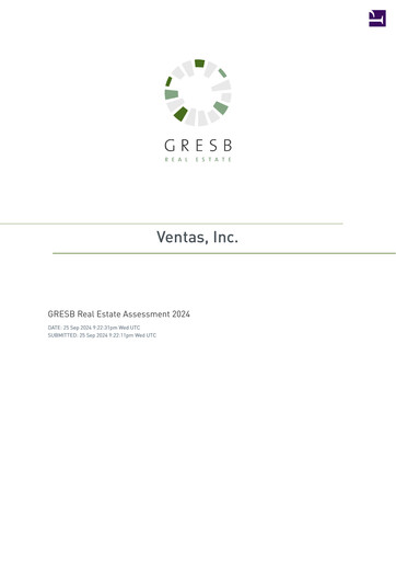 Thumbnail Ventas ESG Report 2024