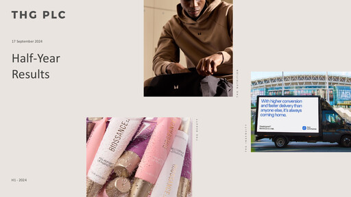 Thumbnail THG (The Hut Group) Half-year Report 2024-h1