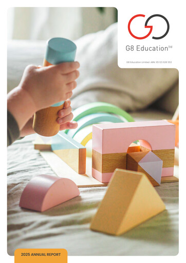Thumbnail G8 Education Annual Report 2025