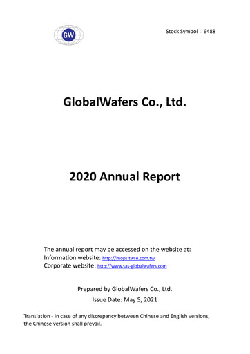 Thumbnail GlobalWafers Annual Report 2020