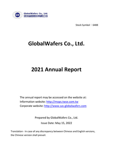 Thumbnail GlobalWafers Annual Report 2021