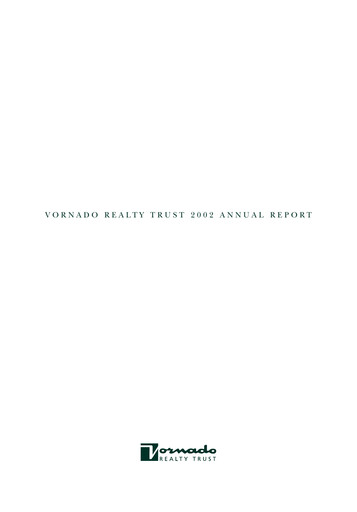 Thumbnail Vornado Realty Trust
 Annual Report 2002