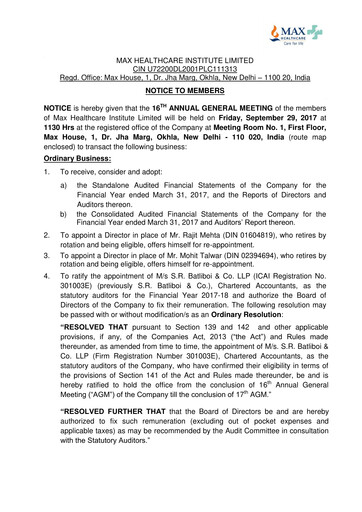 Thumbnail Max Healthcare Institute Annual Report 2016-2017