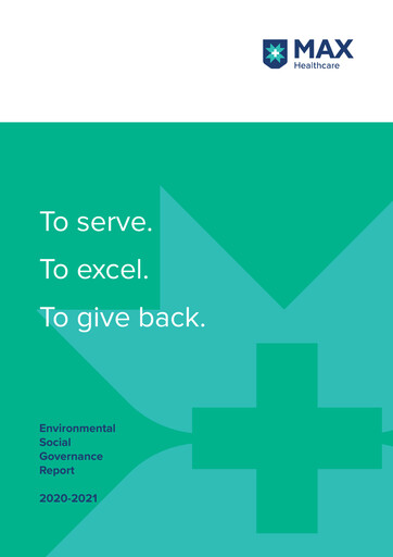 Thumbnail Max Healthcare Institute ESG Report 2020-2021