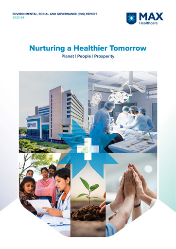 Thumbnail Max Healthcare Institute ESG Report 2023-2024