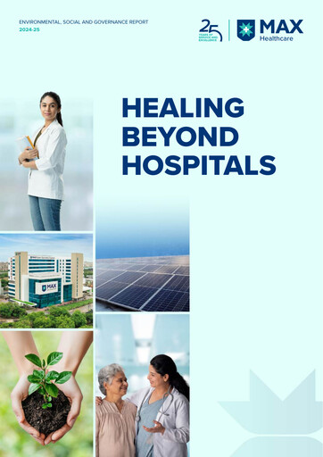 Thumbnail Max Healthcare Institute ESG Report 2024-2025