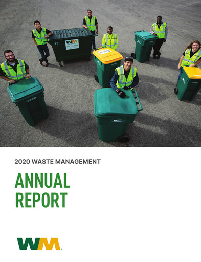 Thumbnail Waste Management Annual Report 2020