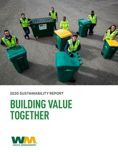 Thumbnail Waste Management Sustainability Report 2020