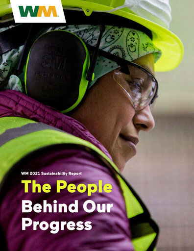 Thumbnail Waste Management Sustainability Report 2021