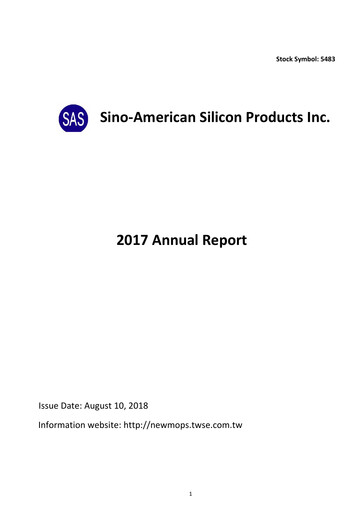 Thumbnail Sino-American Silicon Products Annual Report 2017