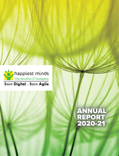 Thumbnail Happiest Minds Technologies ESG Report 2020-2021