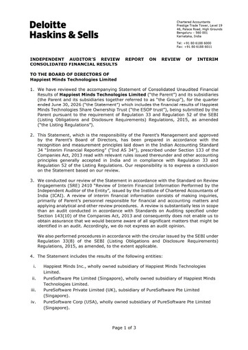 Thumbnail Happiest Minds Technologies Quarterly Report 2026-q1