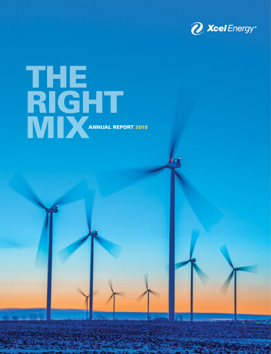 Thumbnail Xcel Energy Annual Report 2015