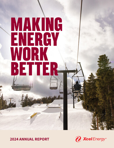 Thumbnail Xcel Energy Annual Report 2024