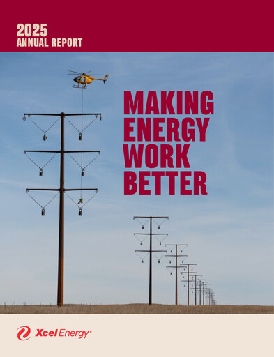 Thumbnail Xcel Energy Annual Report 2025