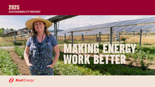 Thumbnail Xcel Energy Sustainability Report 2025