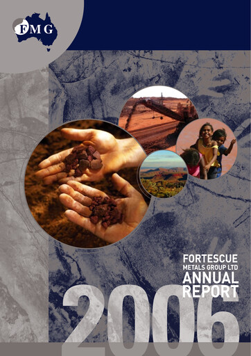 Thumbnail Fortescue Annual Report 2006