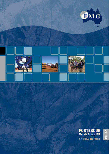 Thumbnail Fortescue Annual Report 2007