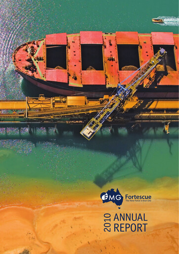 Thumbnail Fortescue Annual Report 2010