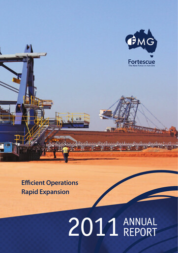Thumbnail Fortescue Annual Report 2011