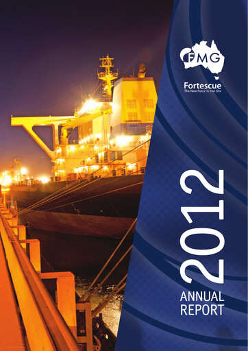 Thumbnail Fortescue Annual Report 2012