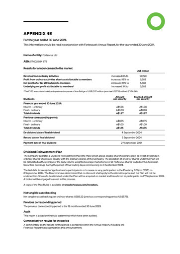 Thumbnail Fortescue Financial Statement fy2024