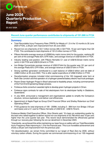 Thumbnail Fortescue Quarterly Report 2024-q2