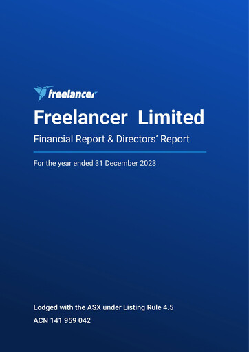 Thumbnail freelancer.com Financial Report 2023