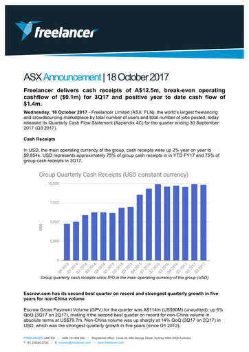 Thumbnail freelancer.com Quarterly Report 2017-q3