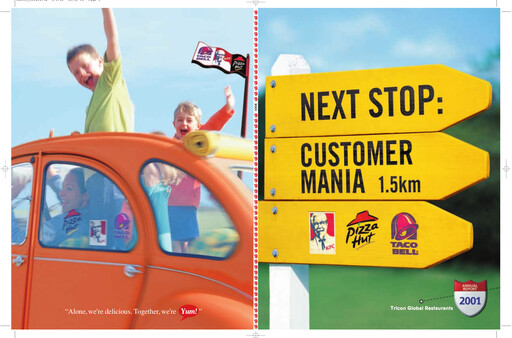 Thumbnail Yum! Brands Annual Report 2001