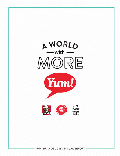 Thumbnail Yum! Brands Annual Report 2016