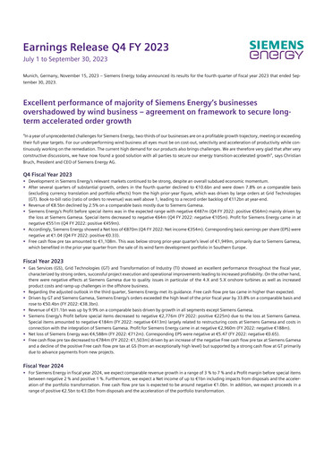 Vorschaubild Siemens Energy Quartalsbericht 2023-q4