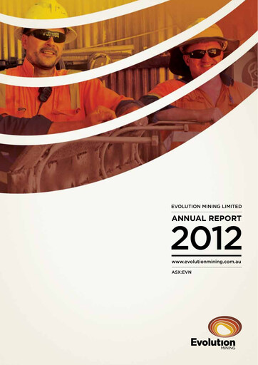 Thumbnail Evolution Mining
 Annual Report 2012