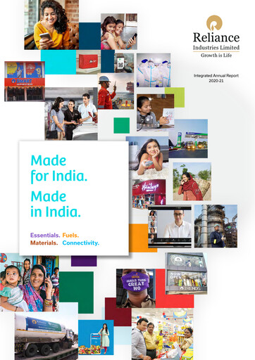 Thumbnail Reliance Industries Annual Report 2020-2021